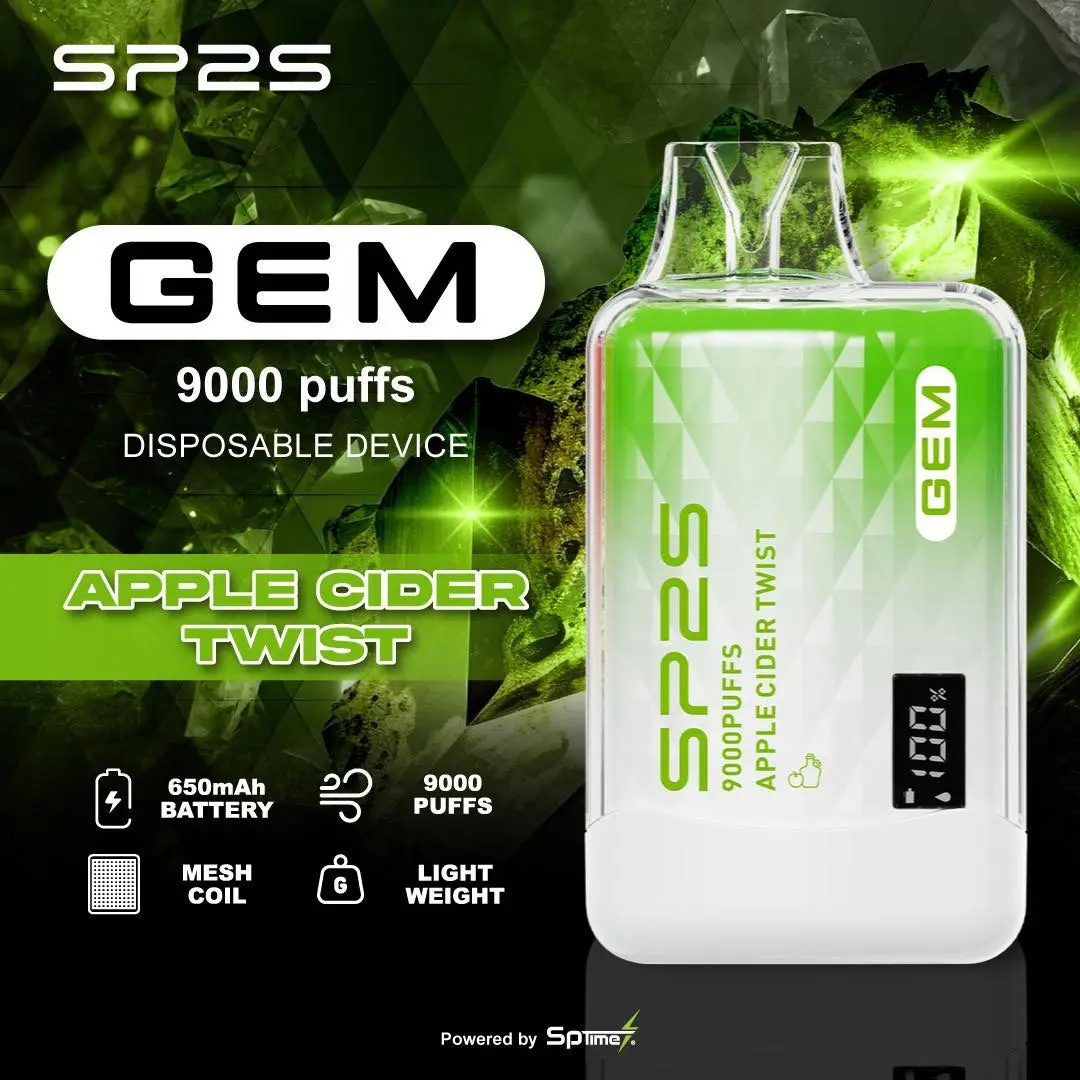 SP2S GEM 9000口一次性電子煙|智能顯示・極致續航・奢華設計:圖片 4
