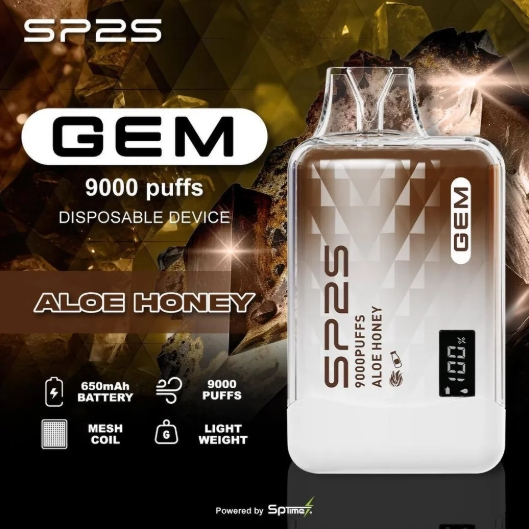 SP2S GEM 9000口一次性電子煙|智能顯示・極致續航・奢華設計:圖片 6