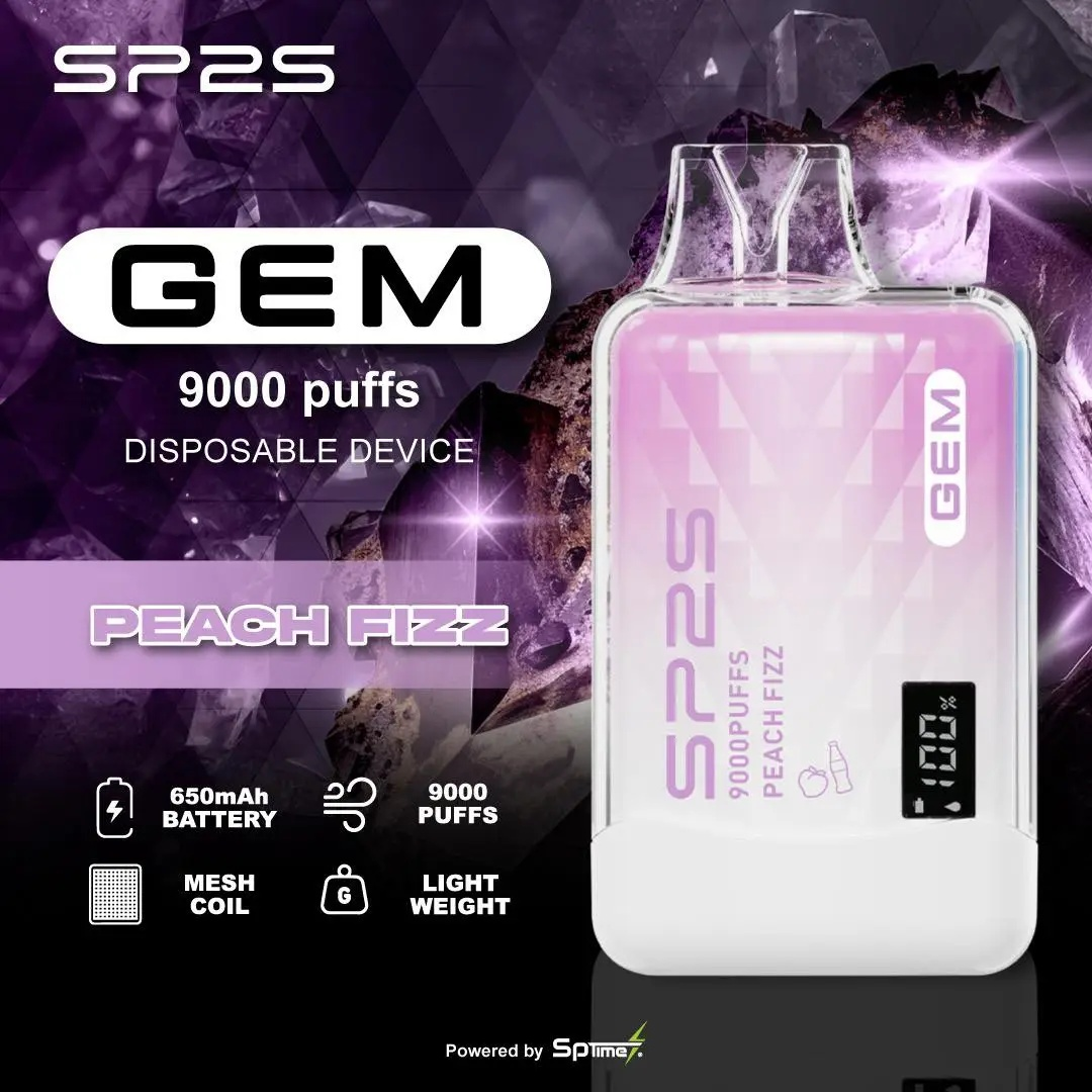 SP2S GEM 9000口一次性電子煙|智能顯示・極致續航・奢華設計:圖片 2