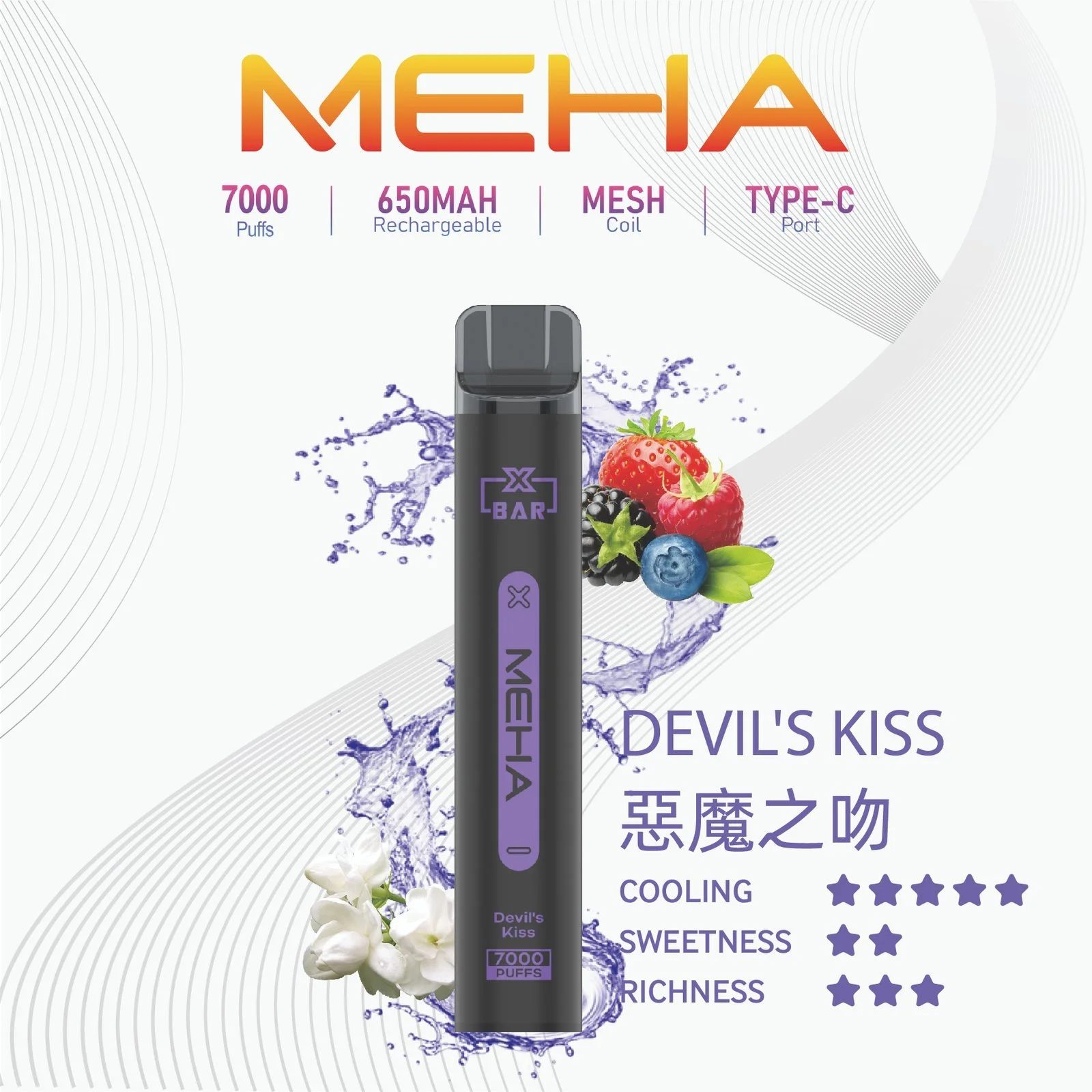 MEHA X BAR 魅嗨小黑條|7000口怪獸級續航,震撼登場:圖片 2